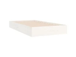 vidaXL Massivholzbett Weiß 90x200 cm1279649