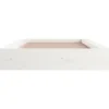 vidaXL Massivholzbett Weiß 90x200 cm1280204