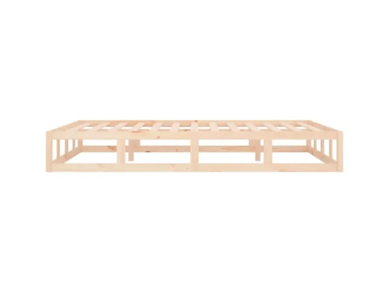 vidaXL Massivholzbett 140x190 cm 820841