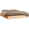 vidaXL Massivholzbett 180x200 cm 6FT Super King1280173
