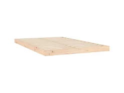 vidaXL Massivholzbett 120x200 cm Kiefer1379181