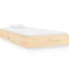 vidaXL Massivholzbett 90x200 cm1279648