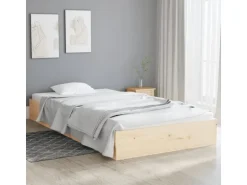 vidaXL Massivholzbett 90x200 cm1279648