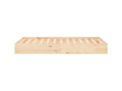 vidaXL Massivholzbett 90x200 cm1279648