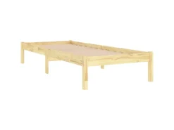 vidaXL Massivholzbett 90x190 cm 3FT Single1134883