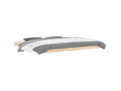 vidaXL Massivholzbett 200x200 cm Kiefer 823424