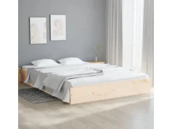 vidaXL Massivholzbett 200x200 cm1279613