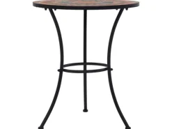 vidaXL Mosaik-Bistrotisch Orange/Grau 60 cm Keramik 46717