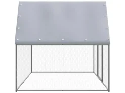 vidaXL Outdoor-Hühnerkäfig 3x2x2 m Verzinkter Stahl