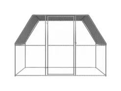 vidaXL Outdoor-Hühnerkäfig 3x2x2 m Verzinkter Stahl