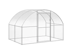 vidaXL Outdoor-Hühnerstall 3x2x2 m Verzinkter Stahl
