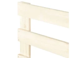vidaXL Palettenbett Massivholz Kiefer 200x200 cm619014