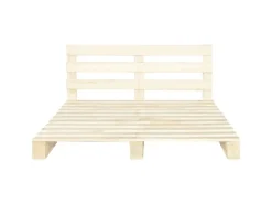 vidaXL Palettenbett Massivholz Kiefer 200x200 cm619014
