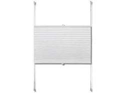 vidaXL Plissee Faltrollo Rollo Plisseerollo 100x200cm Weiß