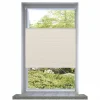 vidaXL Plissee Faltrollo Rollo Plisseerollo 110x125cm Creme