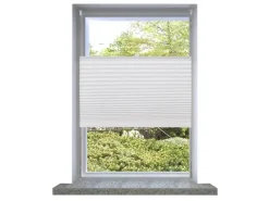 vidaXL Plissee Faltrollo Rollo Jalousie Plisseerollo klemmen 40x200cm Weiß
