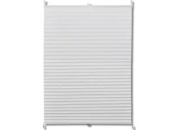 vidaXL Plissee Faltrollo Rollo Jalousie Plisseerollo klemmen 40x200cm Weiß