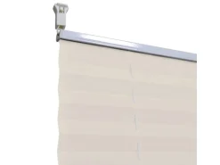 vidaXL Plissee Faltrollo Rollo Plisseerollo 70x200cm Creme