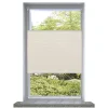 vidaXL Plissee Faltrollo Rollo Plisseerollo 110x100cm Creme