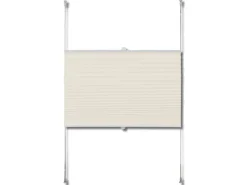 vidaXL Plissee Rollo Jalousie Plisseerollo 90x150cm Creme