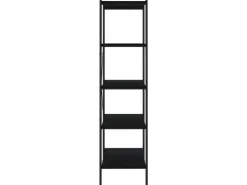 vidaXL Regal mit 5 Böden Schwarz 80x40x163 cm