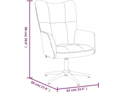 vidaXL Relaxsessel mit Hocker Schwarz Samt 328134