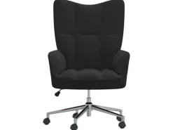 vidaXL Relaxsessel Schwarz Samt Modell 13