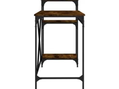 vidaXL Schreibtisch mit Regal Räuchereiche 135x50x90 cm Holzwerkstoff 826711