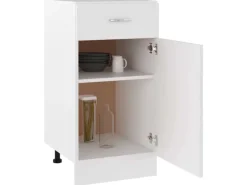 vidaXL Schubunterschrank Weiß 40x46x81,5 cm Holzwerkstoff