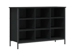 vidaXL Schuhregal Schwarz 100x35x70 cm Holzwerkstoff 831843