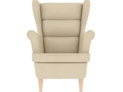vidaXL Sessel Creme 74x84x100 cm Stoff 4016902