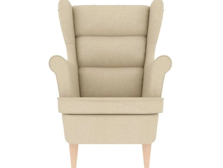 vidaXL Sessel Creme 74x84x100 cm Stoff 4016902