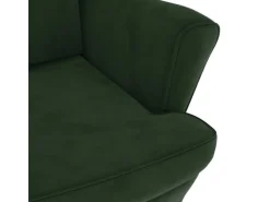 vidaXL Sessel Dunkelgrün Samt Modell 1