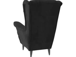 vidaXL Sessel Schwarz Samt Modell 3