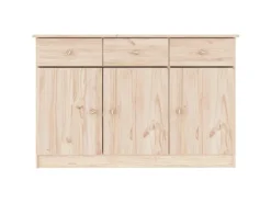 vidaXL Sideboard ALTA 112x35x73 cm Massivholz Kiefer 353937