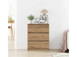 vidaXL Sideboard Artisan-Eiche 60x35x76 cm Holzwerkstoff 862492