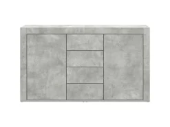 vidaXL Sideboard Betongrau 120 x 36 x 69 cm Holzwerkstoff 3333859