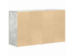 vidaXL Sideboard Betongrau 120 x 36 x 69 cm Holzwerkstoff 3333859