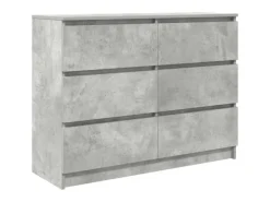 vidaXL Sideboard Betongrau 100x35x76 cm Holzwerkstoff 3328501
