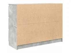 vidaXL Sideboard Betongrau 100x35x76 cm Holzwerkstoff 3328501