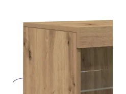 vidaXL Sideboard Eiche Handwerklich 41 x 37 x 100 cm Holzwerkstoff 863049