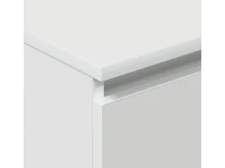 vidaXL Sideboard Hochglanz-Weiß 60x35x98,5 cm Holzwerkstoff 800537