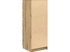 vidaXL Sideboard mit Schubladen Artisan-Eiche 37,5x35x99 cm 861768