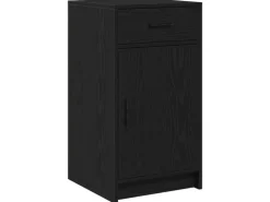 vidaXL Sideboard Schwarze Eiche 40 x 40,5 x 75 cm Holzwerkstoff 865065