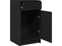 vidaXL Sideboard Schwarze Eiche 40 x 40,5 x 75 cm Holzwerkstoff 865065