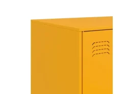 vidaXL Sideboard Senfgelb 99x39x73 cm Stahl 841796