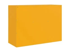 vidaXL Sideboard Senfgelb 99x39x73 cm Stahl 841796