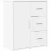 vidaXL Sideboard Weiß 60x31x70 cm Holzwerkstoff 840471