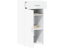 vidaXL Sideboard Weiß 45x42,5x93 cm Holzwerkstoff 846285