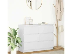 vidaXL Sideboard Weiß 100x35x76 cm Holzwerkstoff 3328498